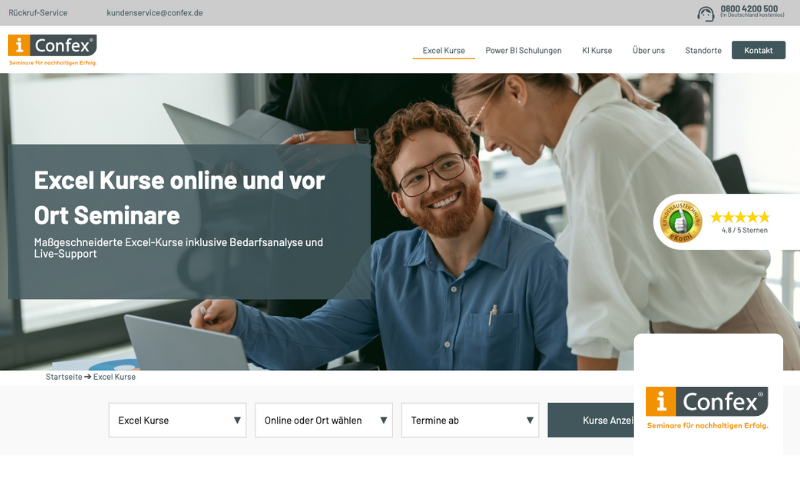 Webdesigner Darmstadt Referenz Bildungsinstitut