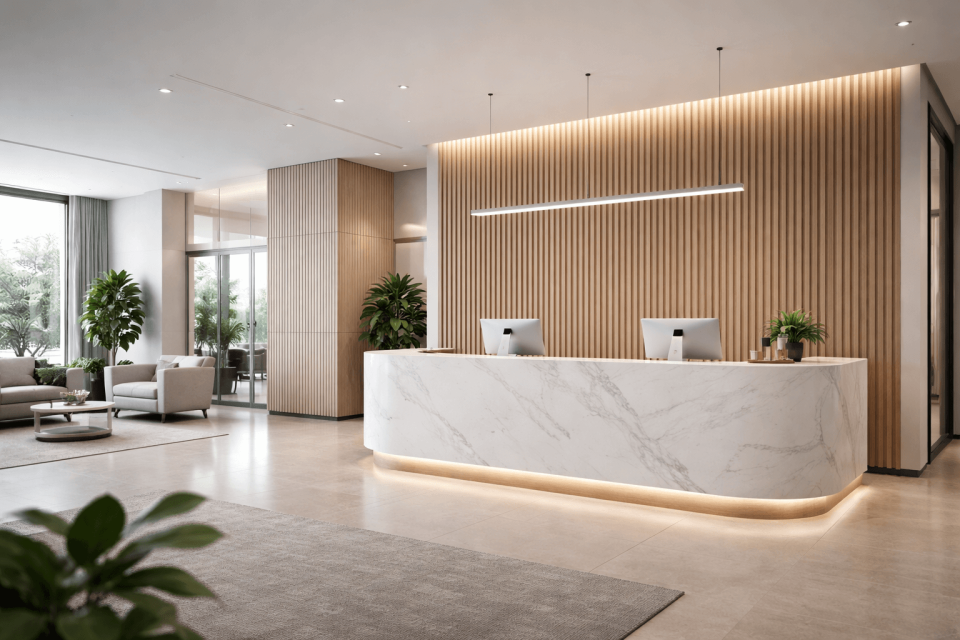 Empfangsbereich Darmstadt